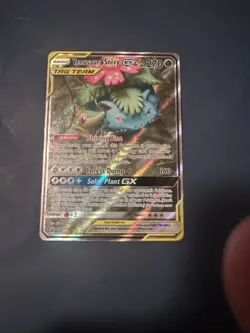Pokemon Venusaur & Snivy GX SM229 Ultra Rare Sun & Moon Promo Tag Team - Image 1