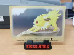 Pokemon- 2017 Jolteon "Eevee & Colorful Friends" Clear Bromide Card - Image 1