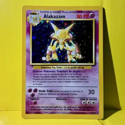 Alakazam Base Set 1/102 Holo Rare (French) 1999 Wizards of the Coast NM/LP+ - Image 1