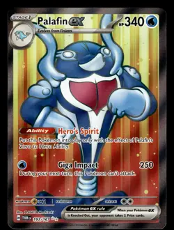 Palafin ex 193/167 Ultra Rare Twilight Masquerade Pokemon Card - Image 1