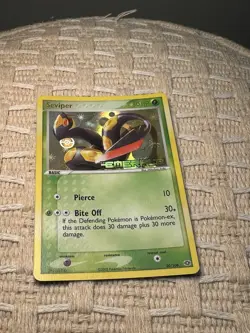 2005 Pokemon EX Emerald Seviper #20/106 Reverse Holo Stamped - Image 2