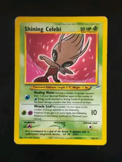 Pokemon 2002 Shining Celebi Neo Destiny 106/105 Eng Wotc Good+ Psa Bgs - Image 1