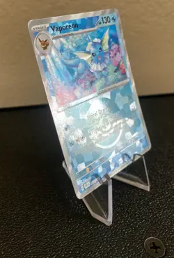 Pokemon TCG: Vaporeon (Poke Ball Pattern) 022/131 Sv: Prismatic Evolutions Holo - Image 2