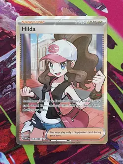 Pokemon Hilda 164/086 SV White Flare Ultra Rare NM - Image 1