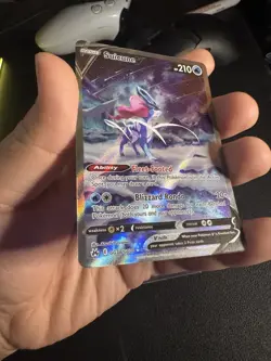 Suicune V GG38/GG70 Crown Zenith: Galarian Gallery Holo Pokemon Card TCG NM - Image 2