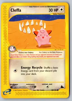 Pokemon: Cleffa Common Skyridge 048/144 LP+ - Image 1