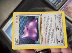Wizards of the Coast 1999 Pokemon Fossil Ditto 3/62 Holo Rare English 50 HP - Image 1