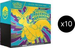 Pokemon Ascended Heroes ETB Sealed Case of 10 Elite Trainer Boxes - Image 2