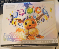 Pokemon TCG Prismatic Evolutions Elite Trainer Box English Eevee - Image 1