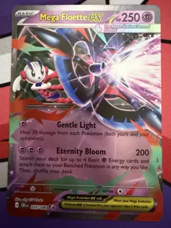 Pokemon TCG Chaos Rising Mega Floette EX Lot x3 Prerelease 035/086 + Trainer NM - Image 1