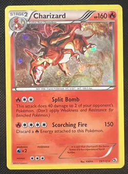 2013 Pokemon Charizard 19/113 Holo Legendary Treasures MP - Image 1