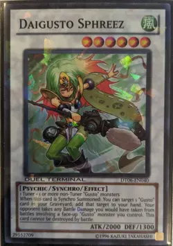 YuGiOh Daigusto Sphreez Duel Terminal Super Rare DT06-EN040 - Image 1