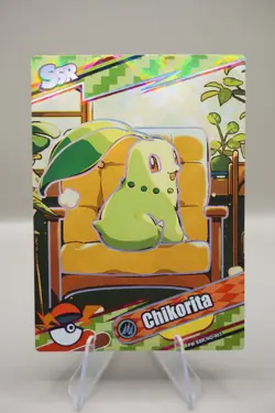 Chikorita PM-SSR No. 003 SSR - Eif Origin 4.0 Non-TCG Pokemon Card - US Seller - Image 1