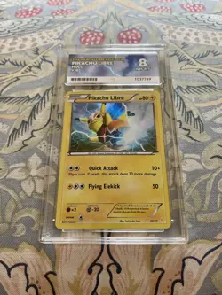 ACE 8 NM / Mint - Pikachu Libre Holo - XY Trainer Kit (Half Deck) - Pokemon Card - Image 1