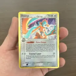 Deoxys Holon Phantoms 5/110 Holo Rare 70 HP Crystal Laser Pokemon Card - Image 1