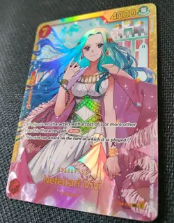 OP04-118 SEC One Piece Card Game Nefeltari Vivi TCG Kingdoms Of Intrigue English - Image 1