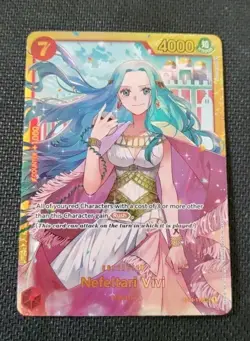 OP04-118 SEC One Piece Card Game Nefeltari Vivi TCG Kingdoms Of Intrigue English - Image 2