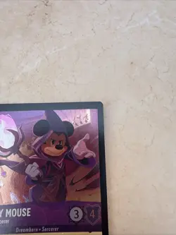 51/204 MICKEY MOUSE WAYWARD SORCERER SUPER RARE DISNEY LORCANA CARD FOIL - Image 2