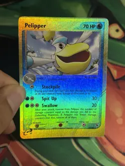 Pelipper 19/109 Ex Ruby and Sapphire Reverse Holo Foil Pokemon Card HP - Image 3