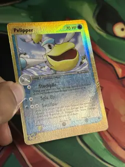Pelipper 19/109 Ex Ruby and Sapphire Reverse Holo Foil Pokemon Card HP - Image 4