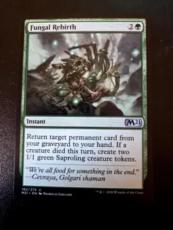 FUNGAL REBIRTH 182 UNCOMMON CORE SET 2021 MAGIC: THE GATHERING NM 182 - Image 1
