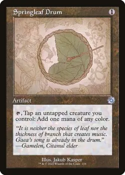 [MTG] Springleaf Drum (Retro Frame) (118) (BRR) NM - Image 1