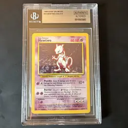 Mewtwo 010/130 Base Set 2 Holo Pokemon Beckett Grading Services 1999 Base - Image 1