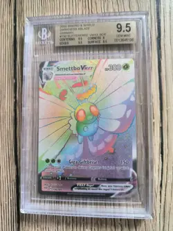 Pokemon Smettbo Vmax 190/189 Flammende Finsternis Deutsch Gem MInt BGS 9,5 PSA10 - Image 1