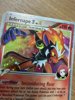 Infernape Lv.X 108/111 Rising Rivals Ultra Rare Holo Pokemon TCG MP FAST SHIP - Image 3
