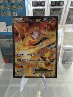 Pokemon 2016 Charizard EX XY121 Black Star Promo Full Art Holo. - Image 1