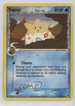 Togepi Pokemon EX Dragon Frontiers #41 2006 - Image 1