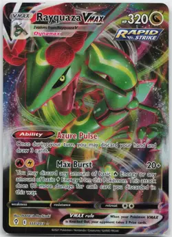 Rayquaza VMAX 111/203 Holo VMAX Rare Evolving Skies Pokemon NM - Image 1