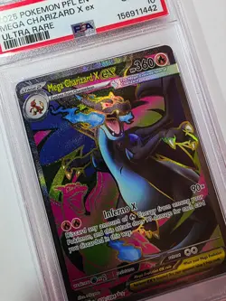 🔥 Mega Charizard X ex 109 🔥 2025 Pokemon Phantasmal Flames PFL EN 💎 PSA 10 💎 - Image 4