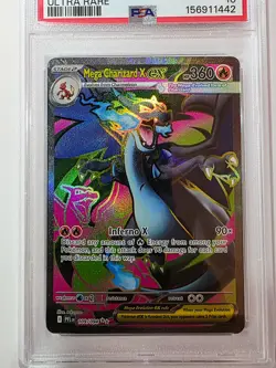 🔥 Mega Charizard X ex 109 🔥 2025 Pokemon Phantasmal Flames PFL EN 💎 PSA 10 💎 - Image 5