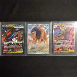 Pokemon TCG CHAOS RISING Mega Dragalge/Tauros/ Mega Floette Lot(3) - Image 1