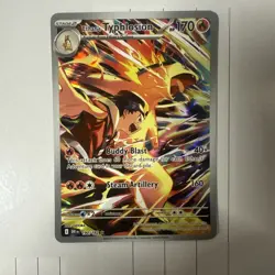 Pokemon Ethan's Typhlosion Illustration Destined Rivals IR 190/182 - Image 4