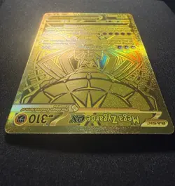 Pokemon Gold Mega Zygarde EX Mega Hyper Rare 124/088 Near Mint Perfect Order - Image 3