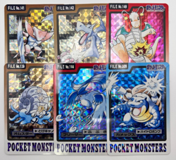 Pokemon Card Blastoise Dragonite Articuno 6 Set Bandai Carddass Holo Japanese - Image 1