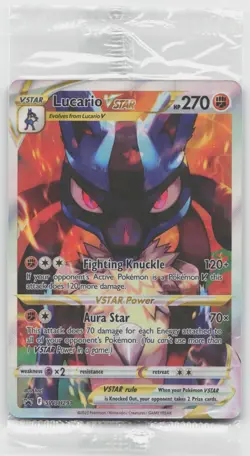 Lucario VSTAR - Promo Holo SWSH: Sword & Shield Promo Cards SWSH291 NM SEALED - Image 1
