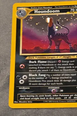 Houndoom Neo Revelation Holo Card 8/64 Unlimited Rare Pokemon TCG - Image 2