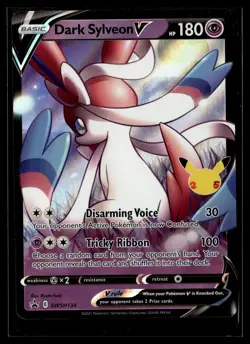 Pokemon TCG SWSH: Sword & Shield Promo Cards #SWSH134 Dark Sylveon V - Image 1