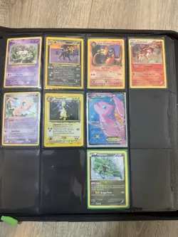Pokemon TCG Card VINTAGE AND MODERN BINDER LOT EX GX V Vmax Foil Full Art Promo - Image 2