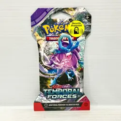 1x Temporal Forces - Scarlet & Violet Sealed Pokemon Card Sleeved Booster Pack - Image 1
