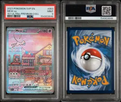 Mew ex 053 Sv: Scarlet & Violet Promo Cards Holo PSA 9 - Image 3
