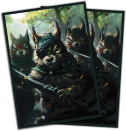 Squirrel General Card Game Sleeves - 100 Pack - Compatible with MTG and Other Tc - Image 1