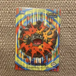 2000 Topps Pokemon TV Animation Series 2 Cards Lot With Geodude Stick On 7 Of 10 - Image 2