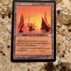 MTG Scoerched Ruins Weatherlight English Rare. MNM - Image 1