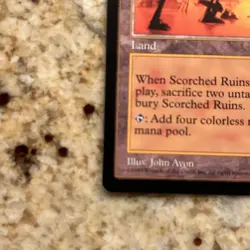 MTG Scoerched Ruins Weatherlight English Rare. MNM - Image 4