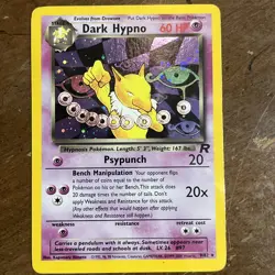 Pokemon Dark Hypno 9/82 Holo Rare Unlimited Team Rocket 2000 English - Image 1