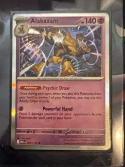 Alakazam 56/132 Holo Rare NM | Pokemon Mega Evolution - Image 1